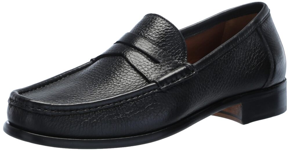 BRUNO MAGLI MEN'S TONIO MOCCASIN, BLACK CERVO, 10